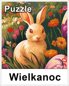 Puzzle Wielkanocne Easter Rabbit