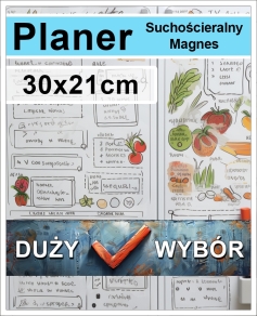 30X21CM Planer z magnesem...