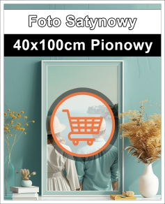 Fotograficzny Satynowy 40x100 pionowy