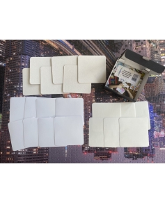 zestaw podkładek pod kubki do samodzielnego malowania DIY